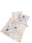 Baby Bettwäsche Sterne Beige Beige - Textil - 100 x 135 x 1 cm