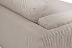 Grand canapé RAINA Taupe - Textile