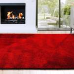 Shaggy-Teppich Prestige Rot - Kunststoff - 200 x 2 x 200 cm