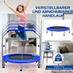 Mini Trampolin TW10009BL Blau - Kunststoff - 101 x 122 x 101 cm