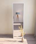 Standspiegel Ganzkörperspiegel Tesa Weiß - Holzwerkstoff - Glas - 45 x 155 x 3 cm