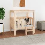 Hundebett 3016323-1 Holz - 66 x 70 x 43 cm