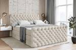 Boxspringbett BOXI8-Z KING Beige - Breite: 180 cm