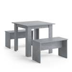 Tischgruppe Sentio 80 cm Beton Beton Dekor - 80 x 80 cm