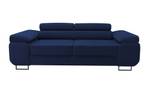 Sofa ANDROMEDE 2 Blau - Holzwerkstoff - 200 x 90 x 100 cm