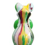 Statue grenouille multicolores H68cm Porcelaine - 32 x 68 x 30 cm