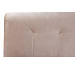 Lit double MARQUISE Beige - Rose foncé - Largeur : 171 cm