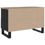 TV-Schrank D100 Schwarz - Massivholz - 33 x 46 x 70 cm