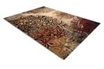 Wollteppich Polonia Boho Rosette Rot 200 x 300 cm