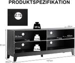 TV-Schrank Fernsehschrank Braun - Holzwerkstoff - 40 x 61 x 147 cm