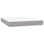 Boxspringbett 3017288-3 Hellgrau - Tiefe: 193 cm