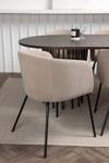 Essgruppe Stone 20 ( 7-teilig) Braun - Massivholz - 100 x 74 x 220 cm