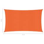 Voiles d'ombrage 3016419-4 Orange - 500 x 200 cm