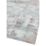 Tapis de salon moderne fait main BYGAT Bleu clair - 200 x 290 cm