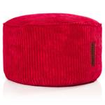 Tabouret pouf "Cord" 45x25cm Rouge