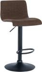 Tabouret de bar Branford Lot de 2 Marron - Textile