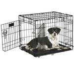 Cage pour chien 3007362 Gris - Métal - Matière plastique - 45 x 49 x 64 cm