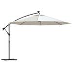 Parasol en porte-à-faux 3007815 Blanc crème