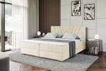 Boxspringbett ERNINA Ecru - Breite: 200 cm - H4