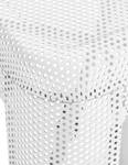 Tabouret de bar Fletcher Lot de 4 Blanc