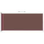 Auvent latéral 3005782 Marron - 500 x 220 cm