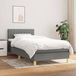 Boxspringbett 3017288-18 Dunkelgrau - 100 x 203 cm