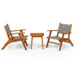 Bistro-Set (3-teilig) 316251 Braun - Massivholz - Holzart/Dekor - 81 x 74 x 65 cm