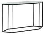 Table d'entrée PERRIN Noir - Blanc - Verre - 120 x 75 x 35 cm