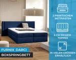 Boxspringbett Darci Marineblau