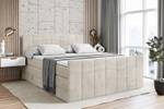 Boxspringbett MOETI-Z KING Beige - Breite: 160 cm