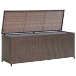 Garten-Aufbewahrungsbox Braun - Polyrattan - 50 x 60 x 120 cm