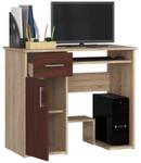 Schreibtisch JAY Classic Eiche Sonoma Dekor - Wenge Dekor