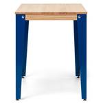 Table bureau Lunds 140x60 Bleu-Naturel Bleu