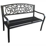 Banc de jardin IRYS Noir