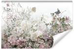 Papier Peint Fleurs Feuilles Papillons 400 x 280 x 280 cm