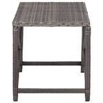 Gartenbank 3000274 Grau - Metall - Polyrattan - 80 x 43 x 40 cm