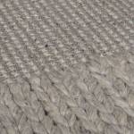 Tapis design tressé en laine PILAT Gris - 200 x 290 cm