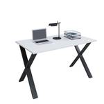 Schreibtisch Lona Weiß - Holzwerkstoff - 140 x 76 x 0 cm