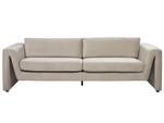 3-Sitzer Sofa MAUNU Beige - Schwarz - Taupe