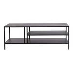 Couchtisch Kumlinge Schwarz - Metall - 110 x 40 x 55 cm