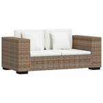 Sofa(2er Set) 298667-2 Braun - Rattan - Massivholz - 162 x 61 x 80 cm