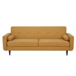 Schlafsofa ALAMA Gelb - Massivholz - 89 x 78 x 203 cm