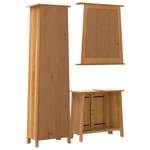 Badmöbel Set 3223462 (3-teilig) Braun - Massivholz - Holzart/Dekor - 70 x 63 x 32 cm