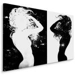 Image Sur Toile Silhouettes De Femmes 70 x 50 x 50 cm