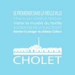 Tableau sur toile Cholet 30x30 cm Bleu clair