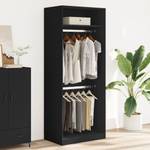 Kleiderschrank 298537-6 Schwarz - Breite: 80 cm