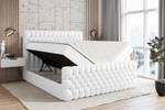 Boxspringbett DAISY-Z Weiß - Breite: 160 cm - H3