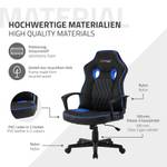 Gamingstuhl mit Wippfunktion Schwarz - Blau