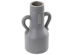 Blumenvase TRIPOLI Grau - Porzellan - 14 x 21 x 14 cm