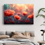 Bild Mohnblume Blumen XL 90 x 60 cm